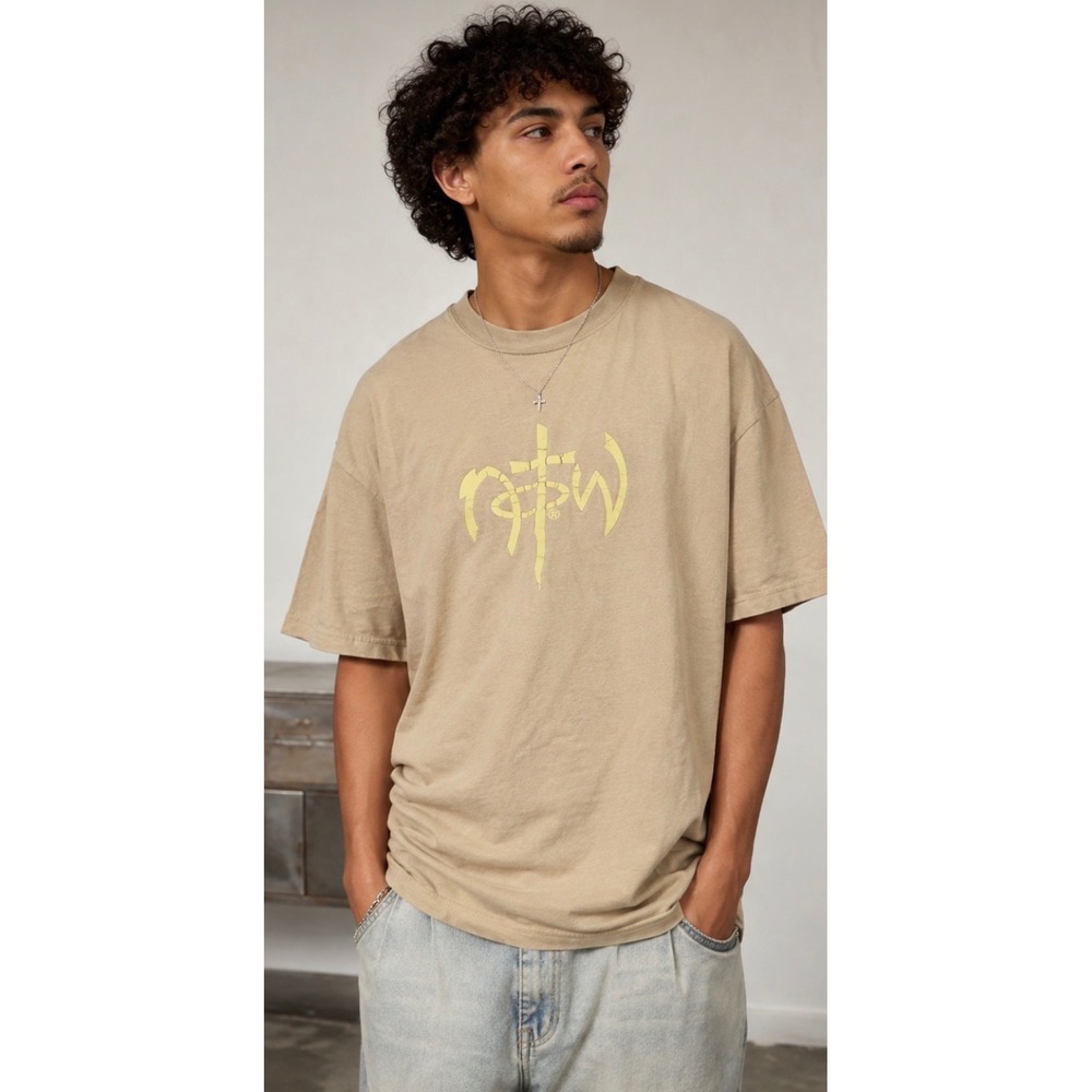 Not Of This World Jesus T Shirt Christian Mens XL NOTW Vintage Y2K grunge THrash
